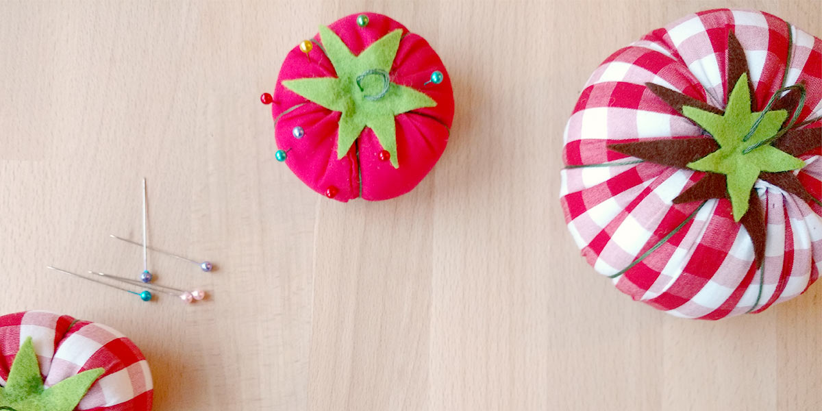 DIY een tomaten speldenkussentje